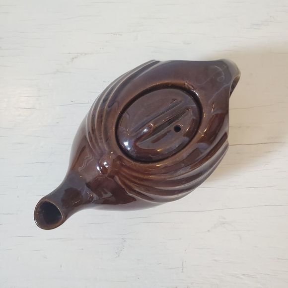 Vintage Japan Aladdin Genie Pot Brown Small - Picture 2 of 8